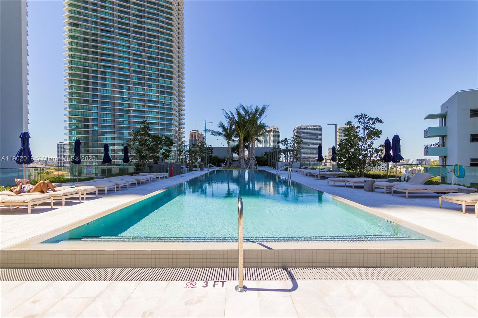 3131 Northeast 7th Avenue, Unit 2202 Miami, FL 33137 - Photo 28 of 68 Pool on 9th floor