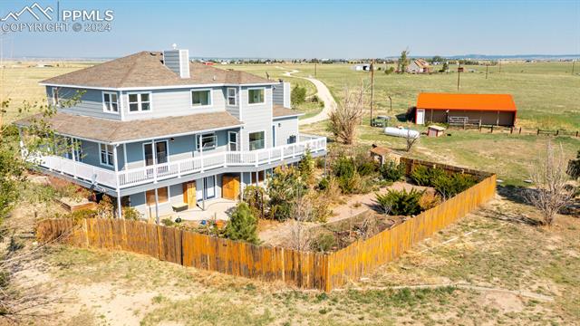 11125 Eureka Road Calhan, CO 80808 - Photo 3 of 44 View of drone / aerial view