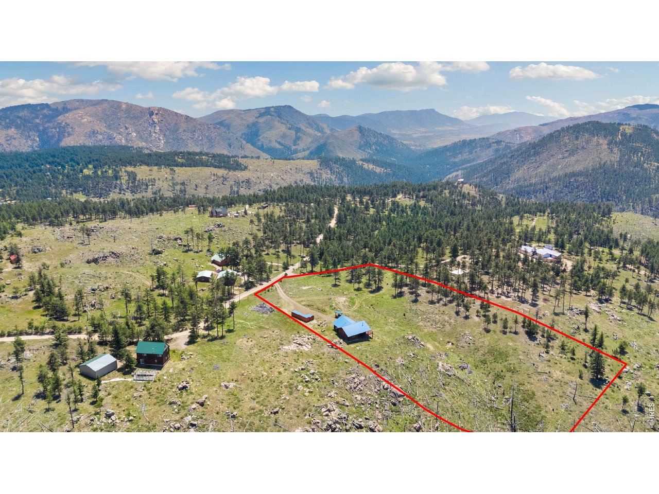3086 Davis Ranch Road Bellvue, CO 80512 - Photo 31 of 33 Approximate property lines