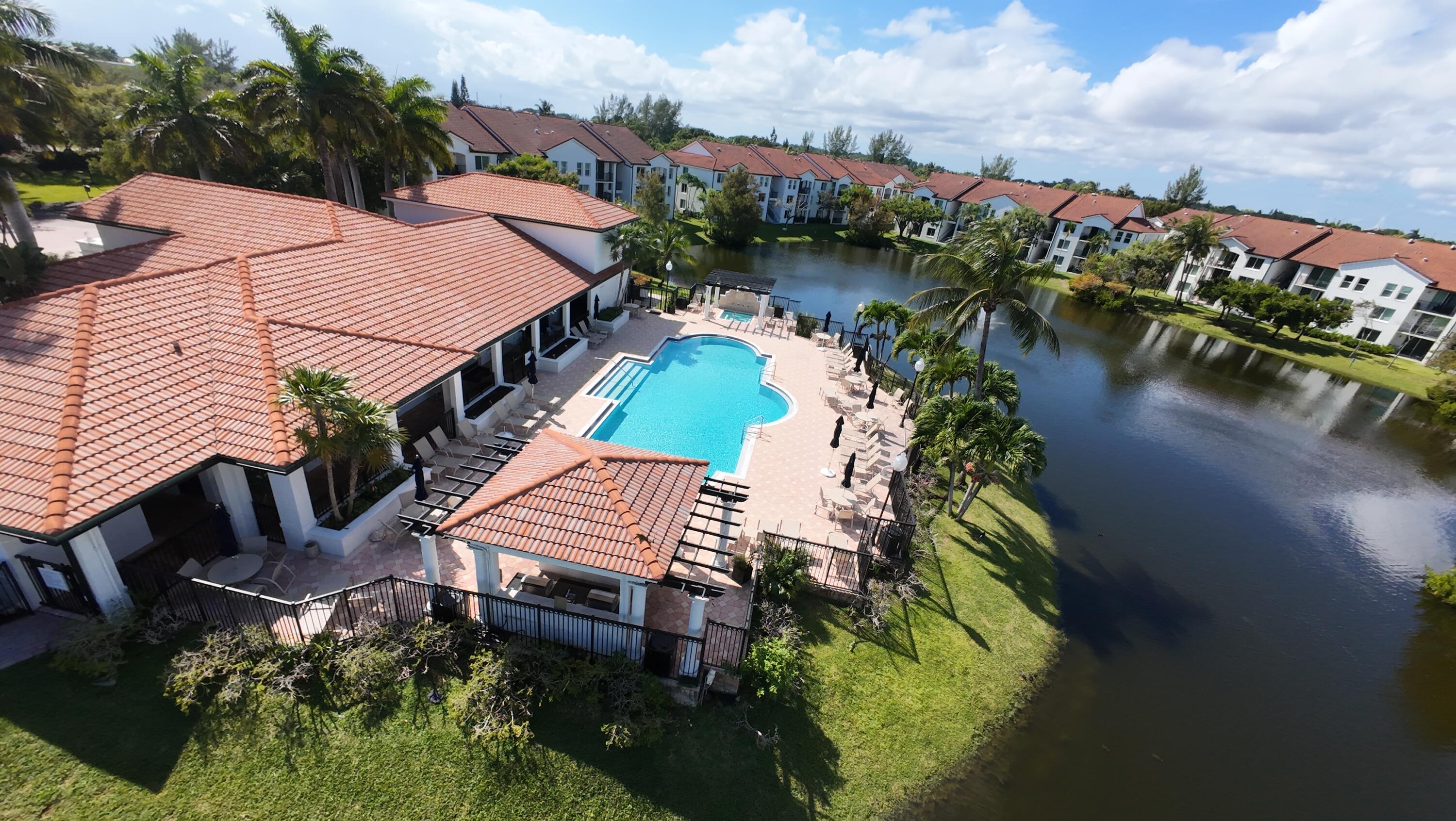 401 Villa Circle Boynton Beach, FL 33435 - Photo 16 of 58 Mirabella Villas Drone Clubhouse north s