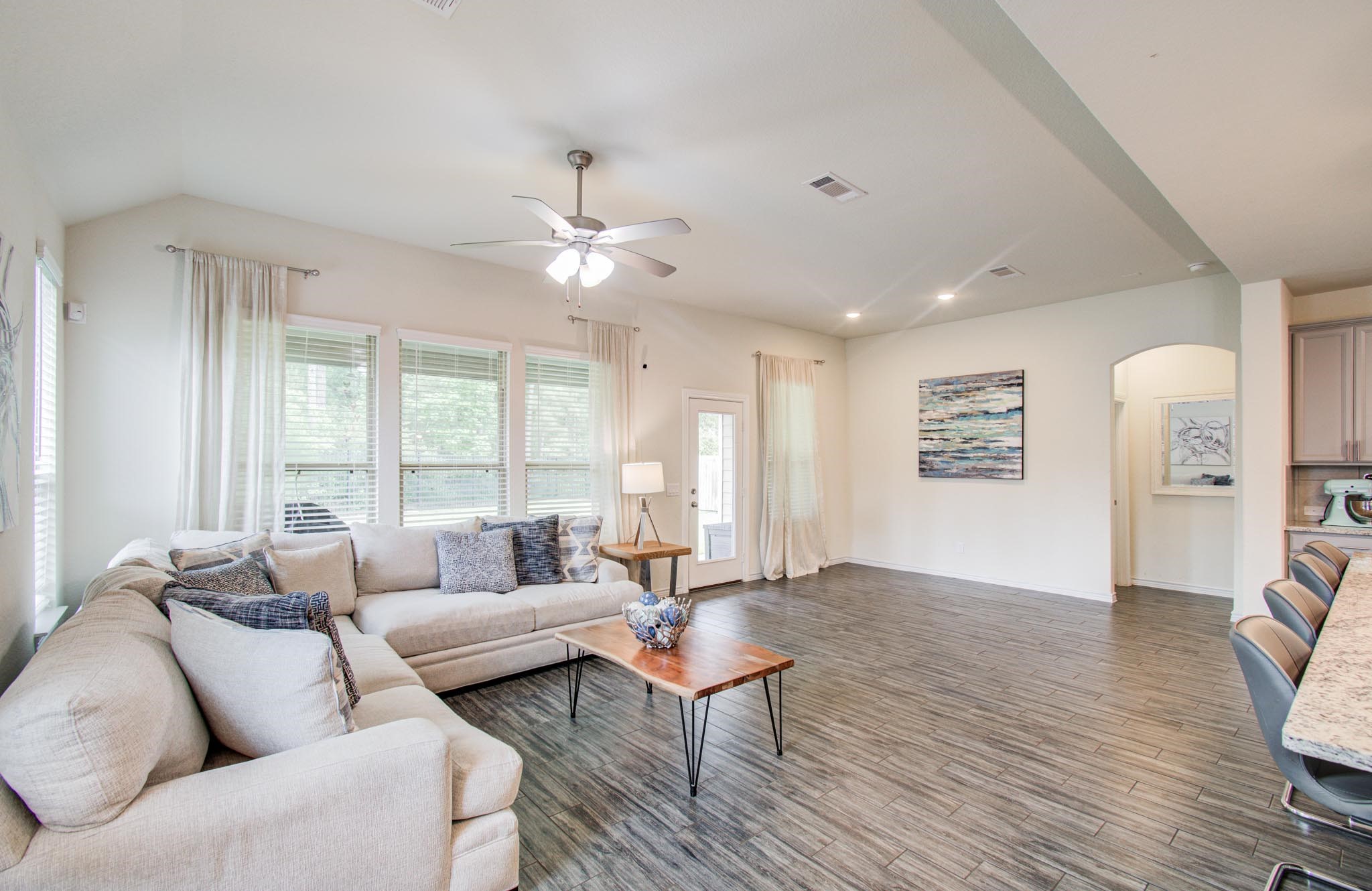 27817 Ellie Oak Lane Spring, TX 77386 - Photo 19 of 49 a living room with furniture and a large window