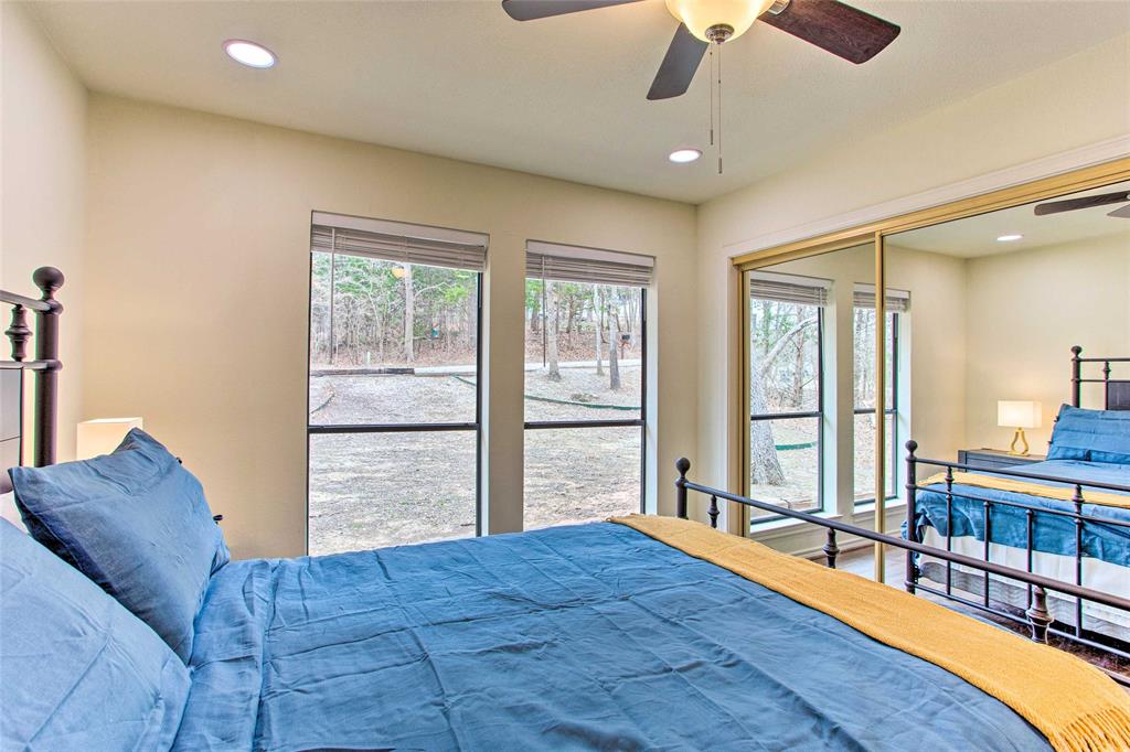 997 Tanglewood Trail Pottsboro, TX 75076 - Photo 22 of 35 Bedroom with ceiling fan and recessed lighting
