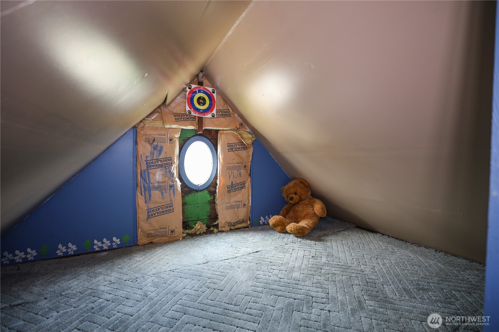 505 K Street Hoquiam, WA 98550 - Photo 23 of 39 a view of a room with wooden walls and stairs