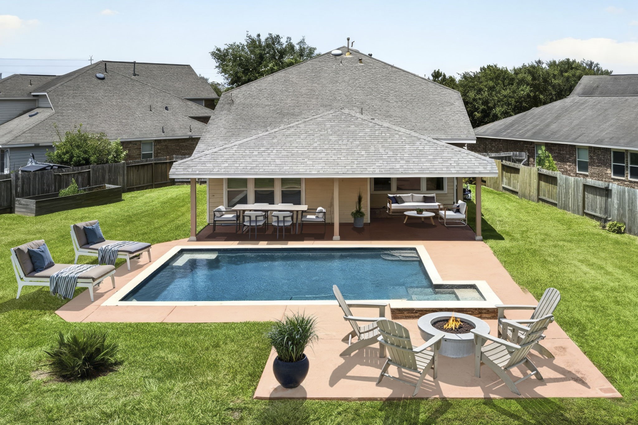 6446 Tea Tree Drive Katy, TX 77494 - Photo 29 of 39 Virtual staging outdoor space