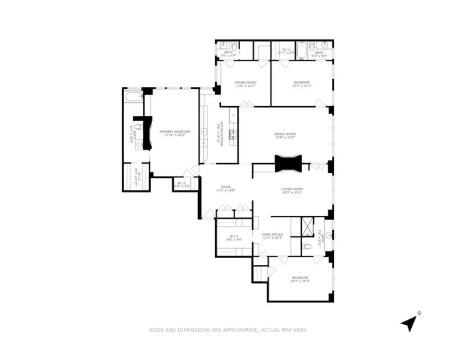 a bathroom with a double vanity sink and mirror