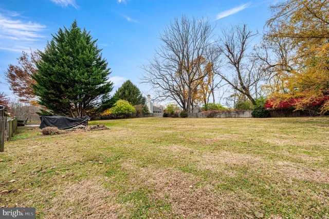 a view of yard and swimming pool