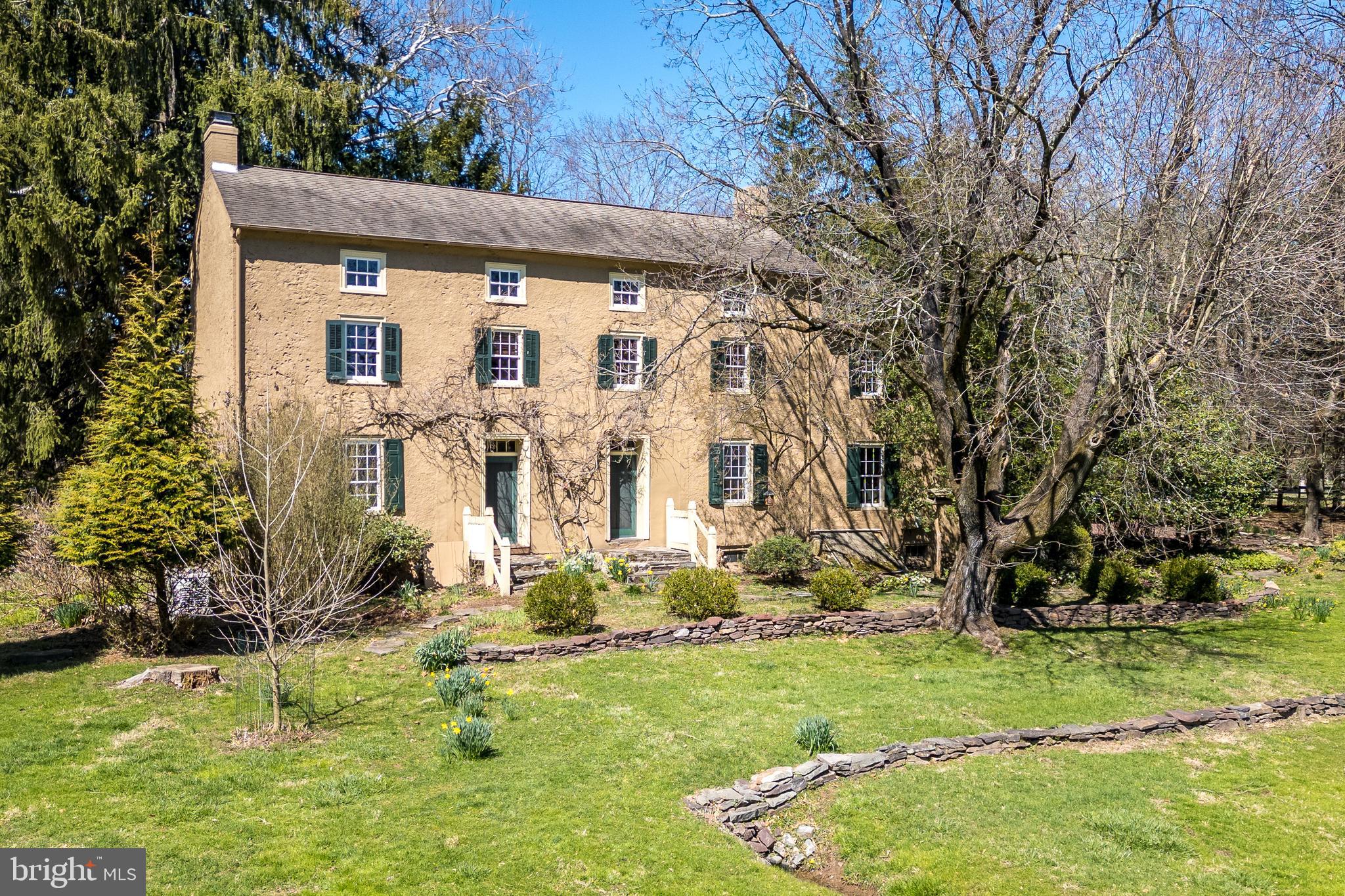 4522 New Hope Road New Hope, PA 18938 - Photo 1 of 101 Front of historic home built in 1730