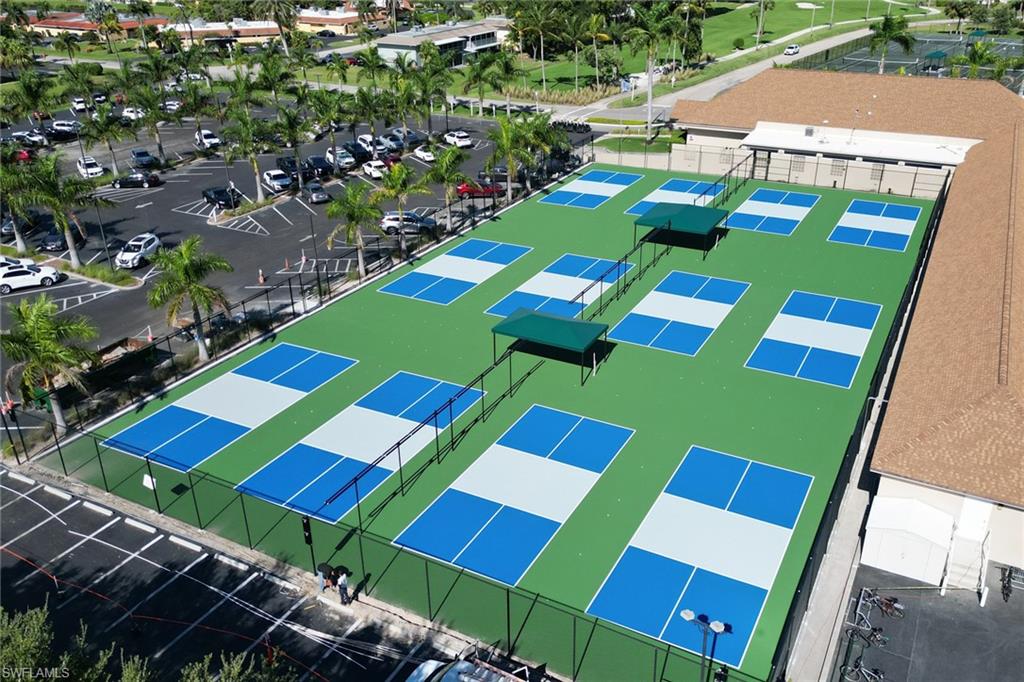 186 Harrison Road, Unit H4 Naples, FL 34112 - Photo 22 of 34 12 permanent, competition ready Pickleball Courts