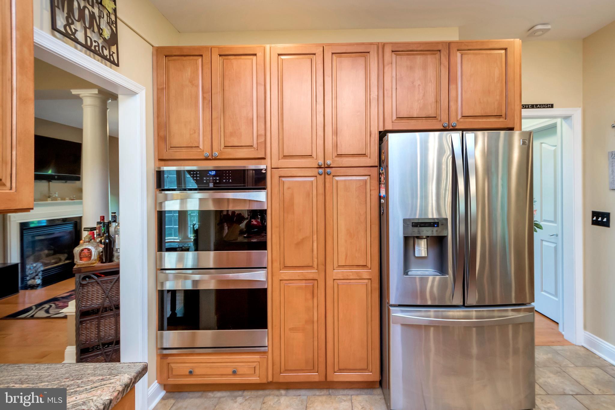 45 Crowncrest Road Fredericksburg, VA 22406 - Photo 10 of 17 a view of kitchen with refrigerator and cabinets