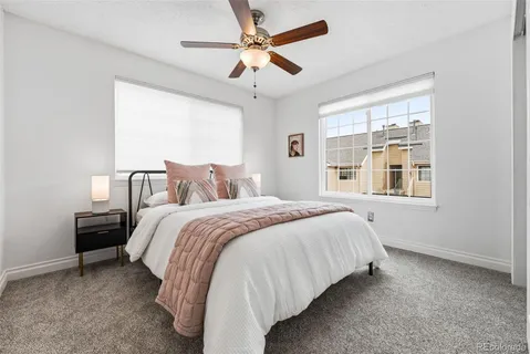 a room with furniture and a window