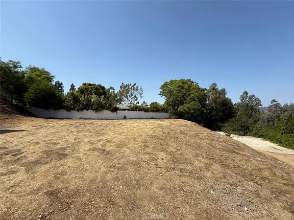 a view of a yard with a house
