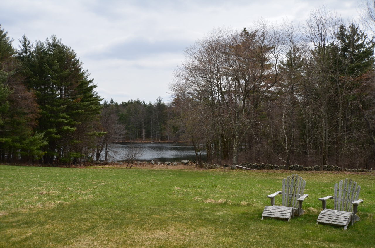 72 A Brett Road Monterey, MA 01245 - Photo 17 of 20 a view of a garden with lawn chairs