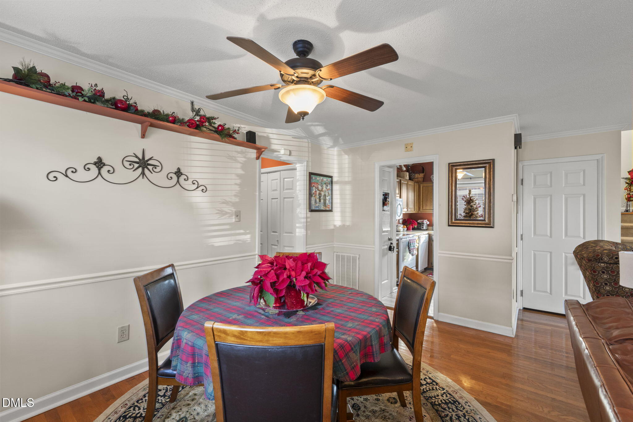 207 South Adams Street Durham, NC 27703 - Photo 13 of 49 a workspace with furniture and wooden floor