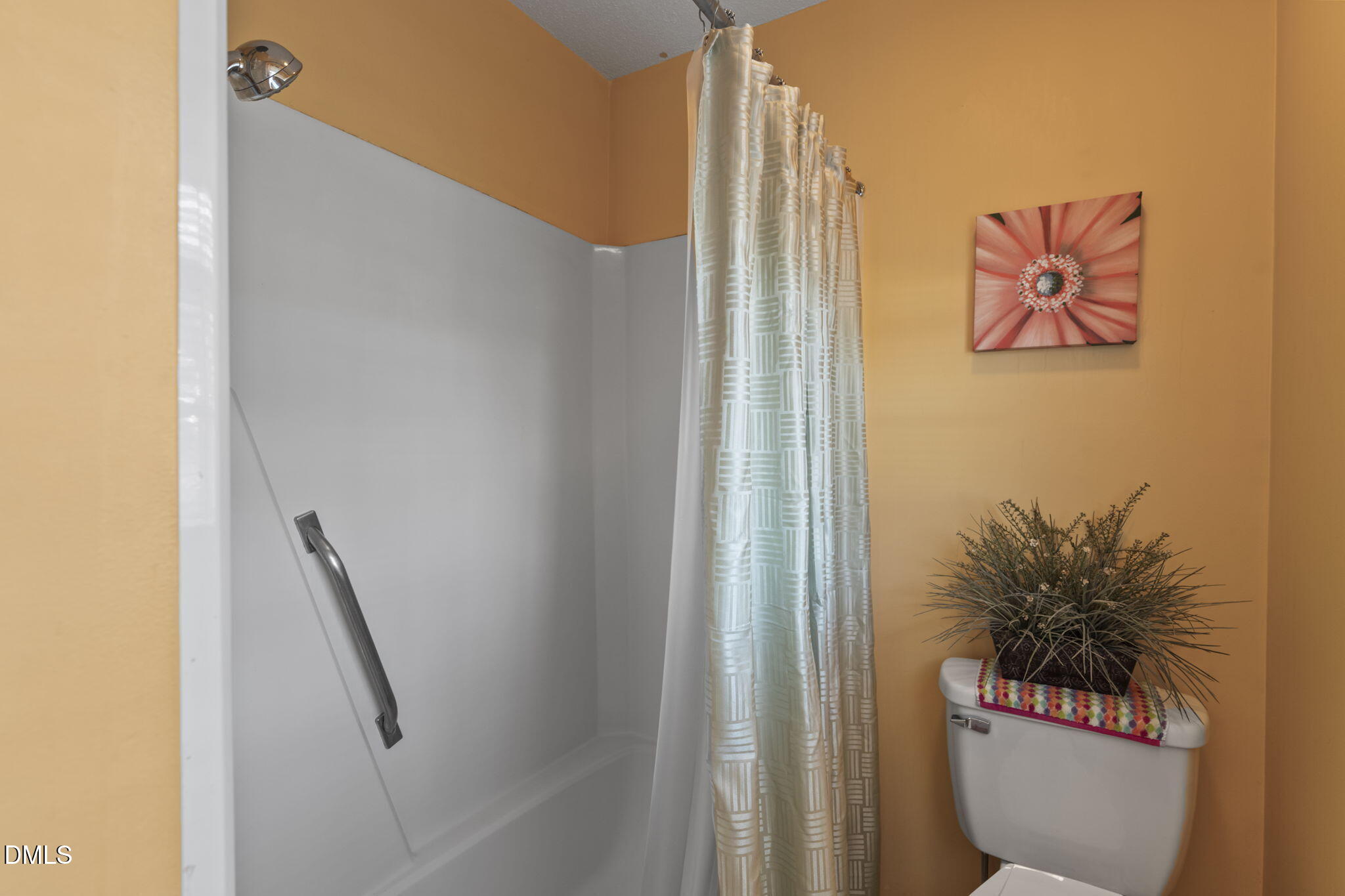 207 South Adams Street Durham, NC 27703 - Photo 35 of 49 a bathroom with a shower and a plant