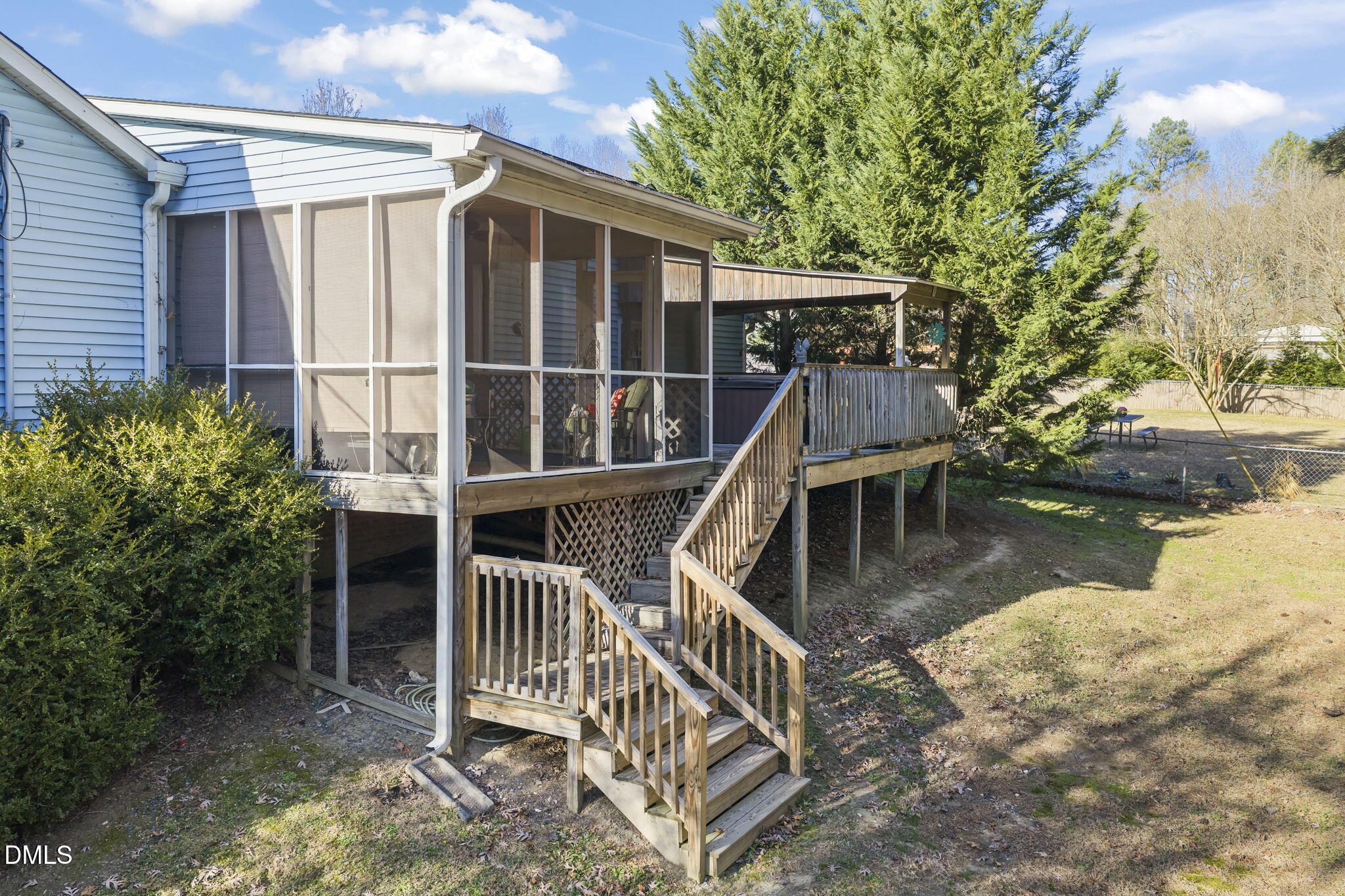 207 South Adams Street Durham, NC 27703 - Photo 40 of 49 a view of house with swimming pool and porch
