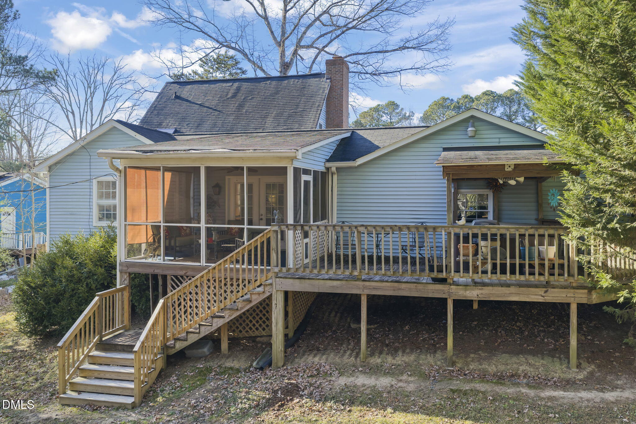 207 South Adams Street Durham, NC 27703 - Photo 41 of 49 a view of a house with a roof deck
