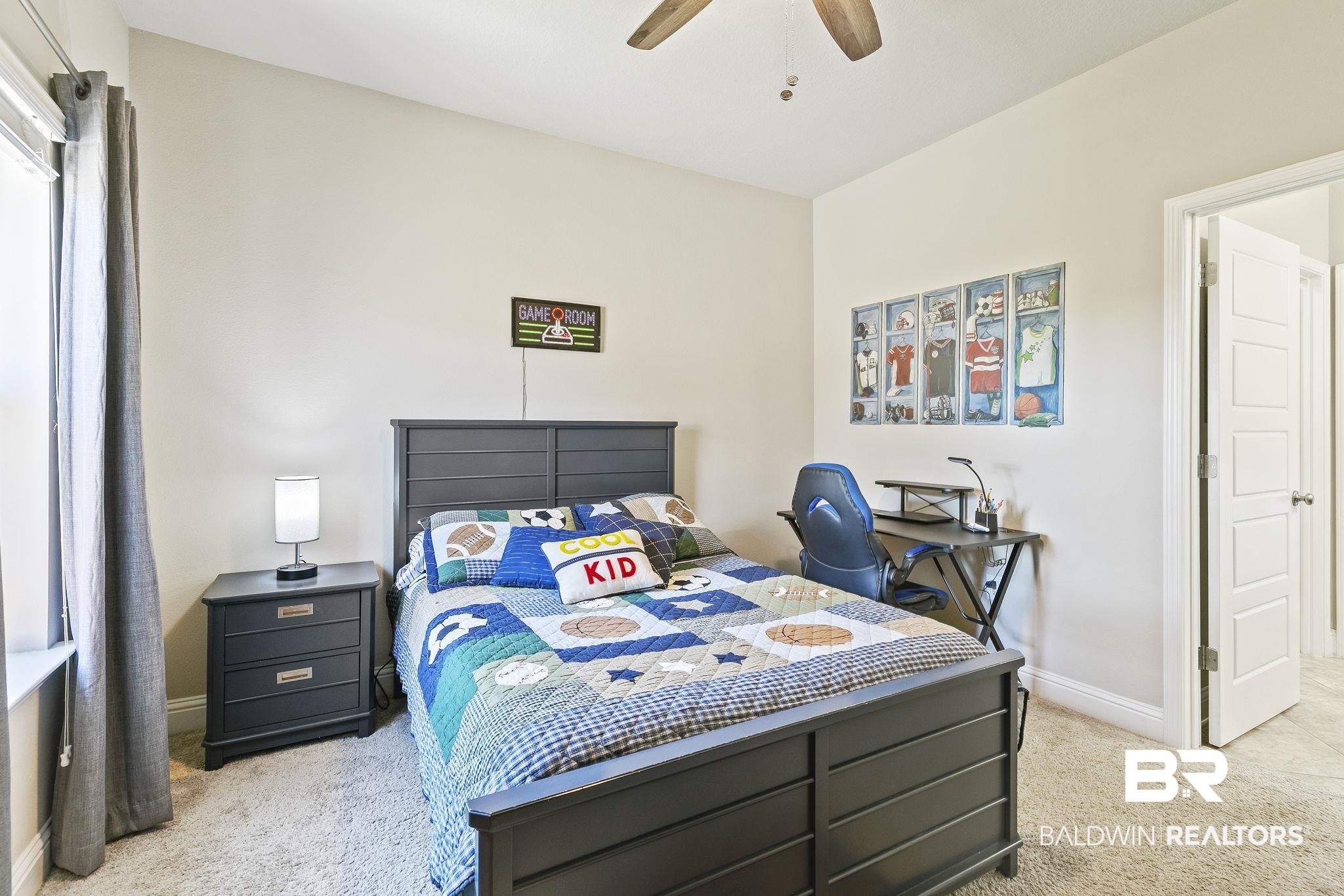 31500 Spoonbill Road Daphne, AL 36527 - Photo 42 of 85 Bedroom with carpet flooring and ceiling fan