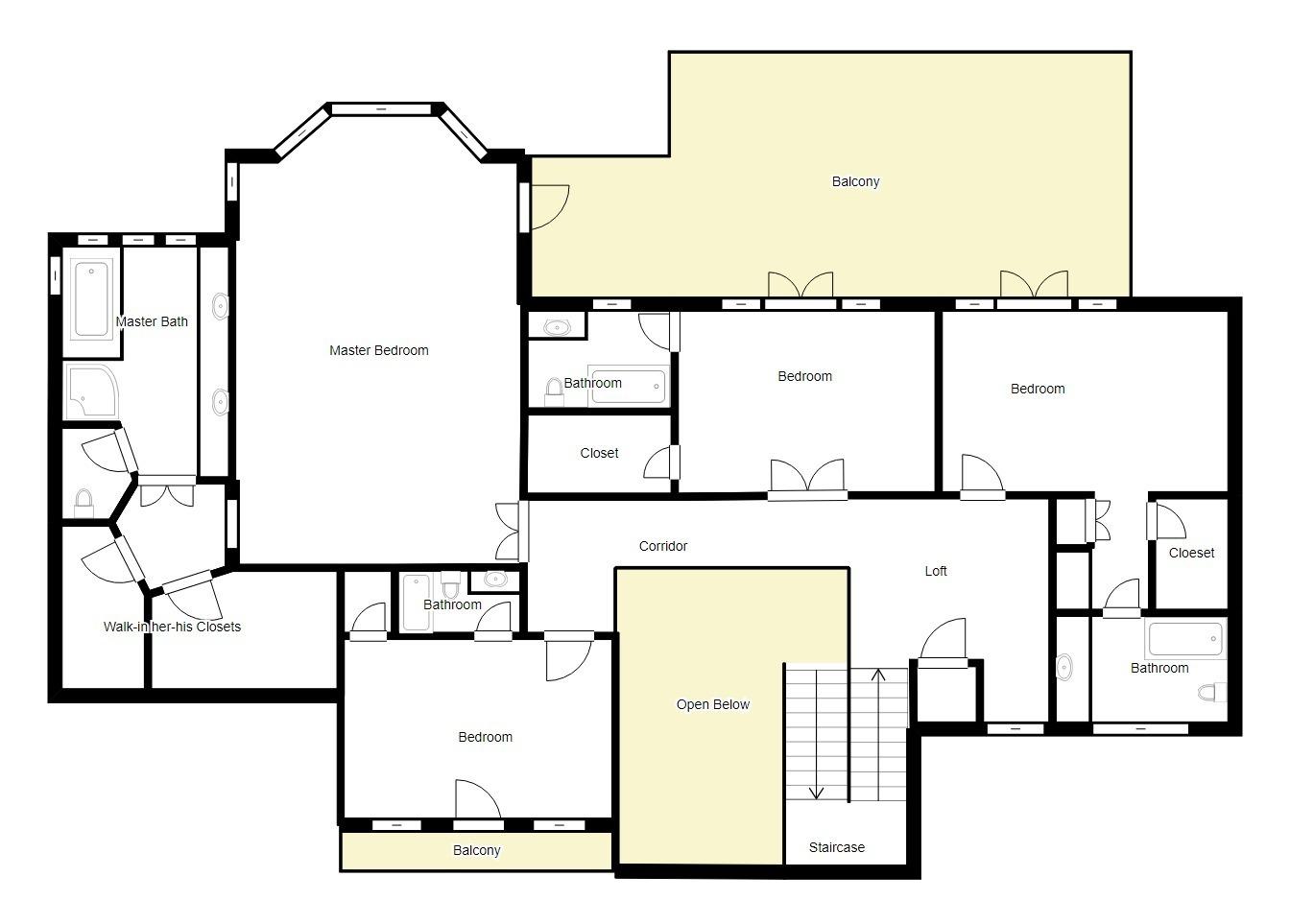 5640 Rico Drive Boca Raton, FL 33487 - Photo 45 of 45 2nd floor Plan
