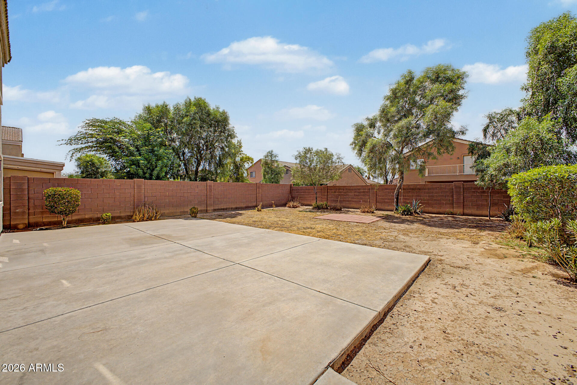 8337 West Payson Road Tolleson, AZ 85353 - Photo 38 of 44 Backyard cement Patio