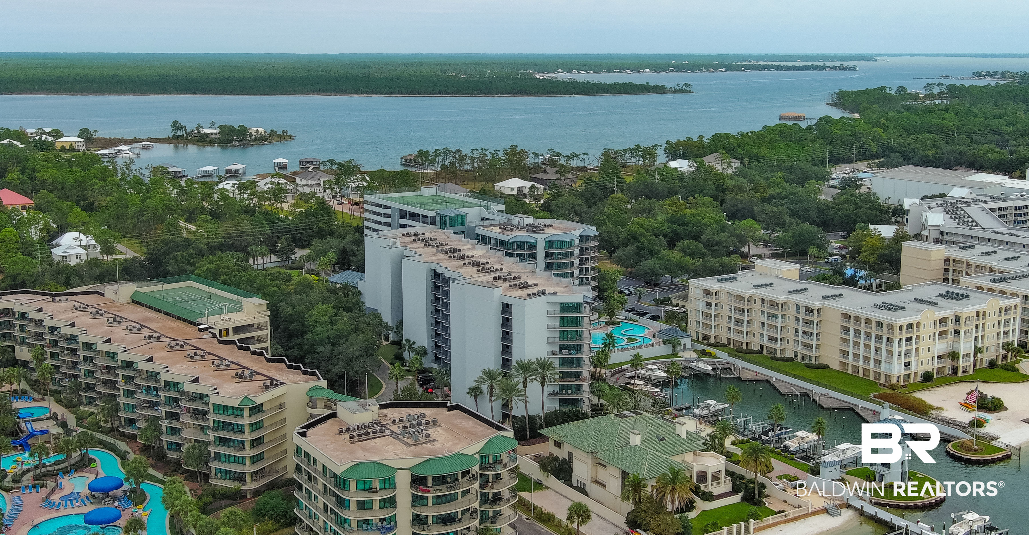 27585 Canal Road, Unit 2702 & SLIP 8 Orange Beach, AL 36561 - Photo 33 of 41 Arial of the area