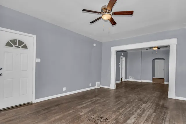 wooden floor in an empty room