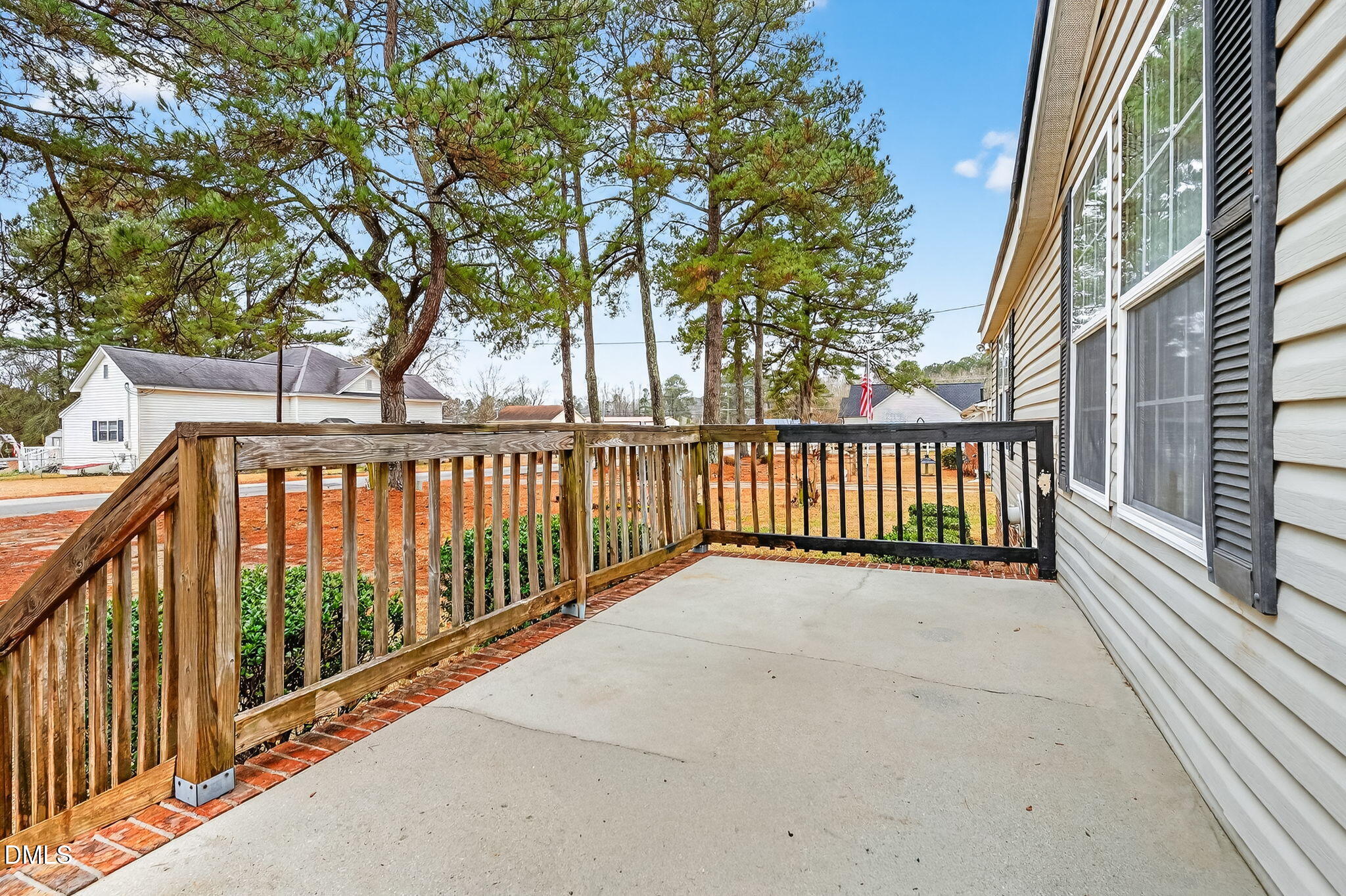 112 Morgan Street Erwin, NC 28339 - Photo 7 of 35 a view of a balcony with trees