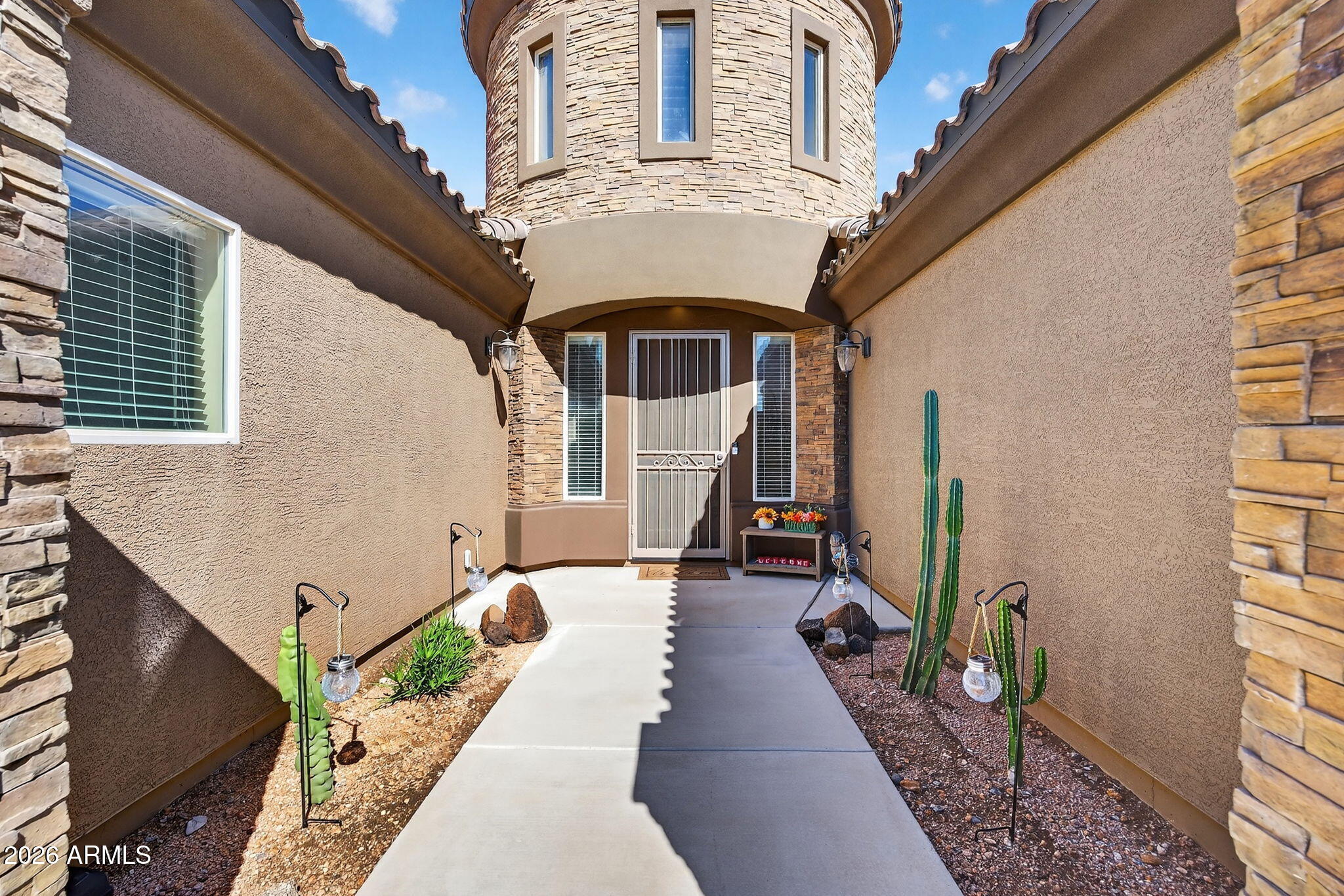 112 West Circle Mountain Road New River, AZ 85087 - Photo 20 of 57 a view of a balcony with furniture