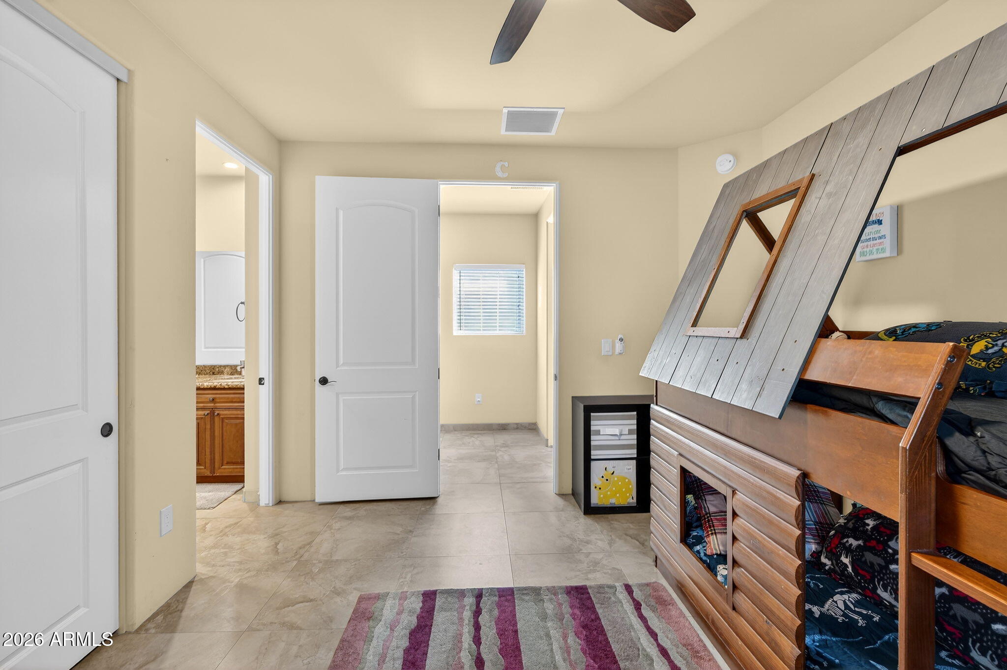 112 West Circle Mountain Road New River, AZ 85087 - Photo 35 of 57 a living room with furniture and a fireplace