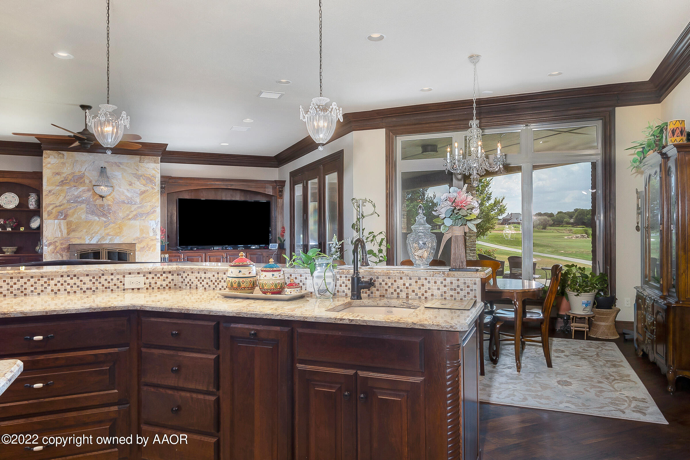 16 Merion Place Amarillo, TX 79124 - Photo 21 of 71 a kitchen with a counter space a sink appliances and a counter top space
