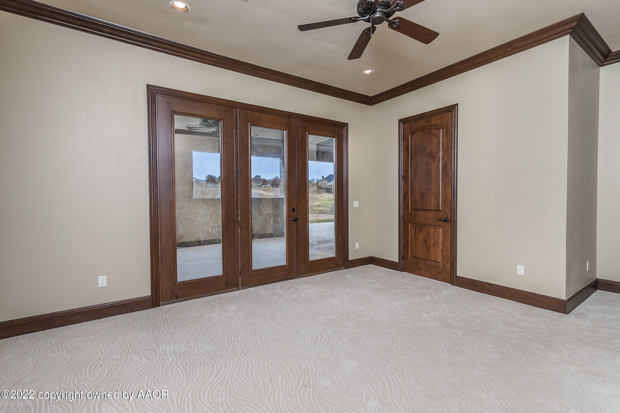 16 Merion Place Amarillo, TX 79124 - Photo 47 of 71 a view of an empty room with a ceiling fan