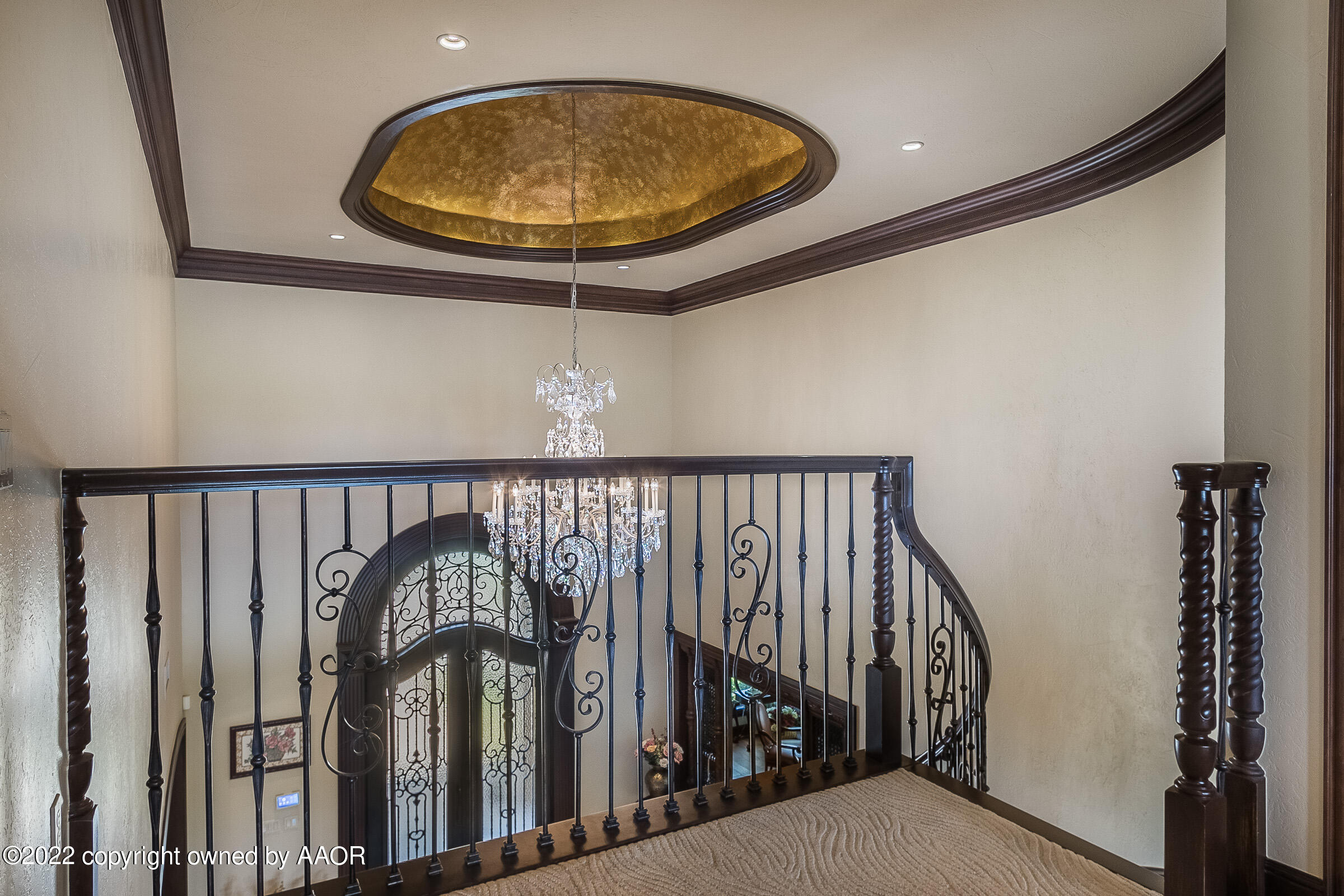16 Merion Place Amarillo, TX 79124 - Photo 51 of 71 a view of staircase with railing and a rug