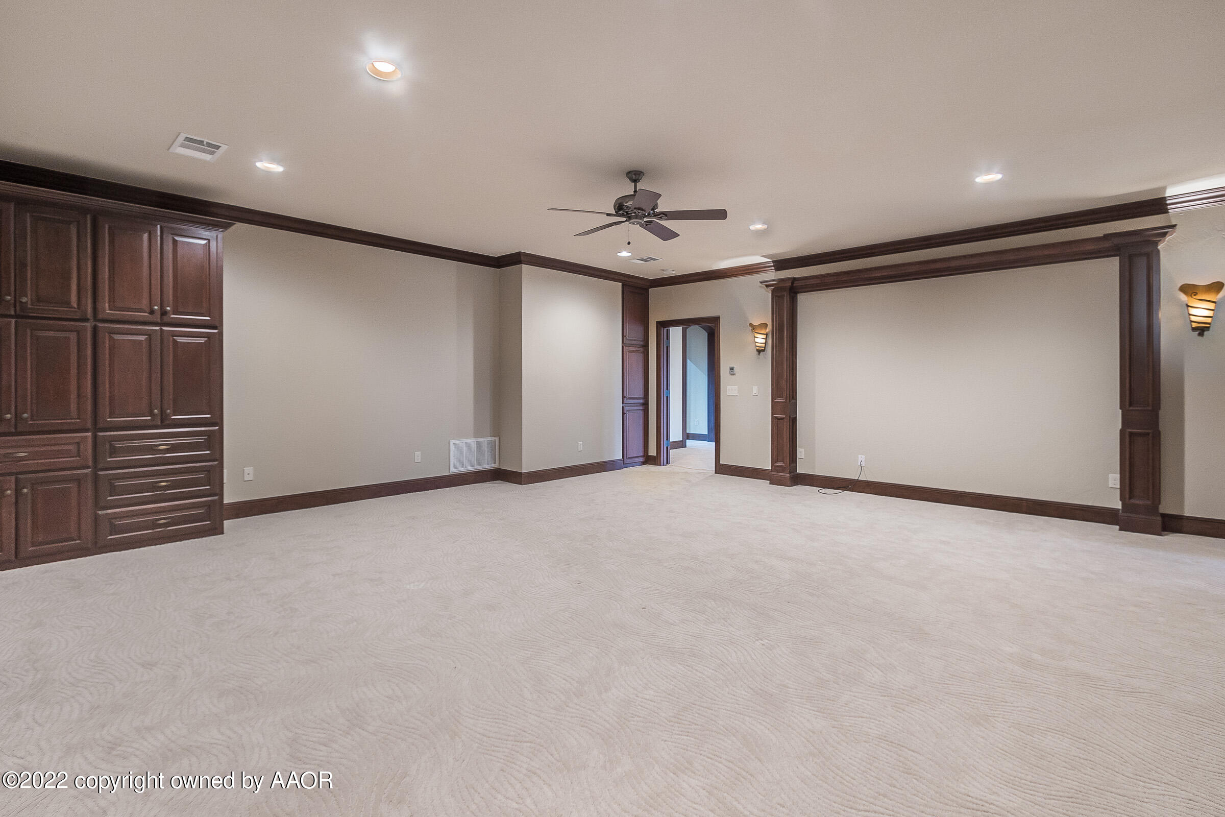16 Merion Place Amarillo, TX 79124 - Photo 52 of 71 a view of an empty room with a ceiling fan