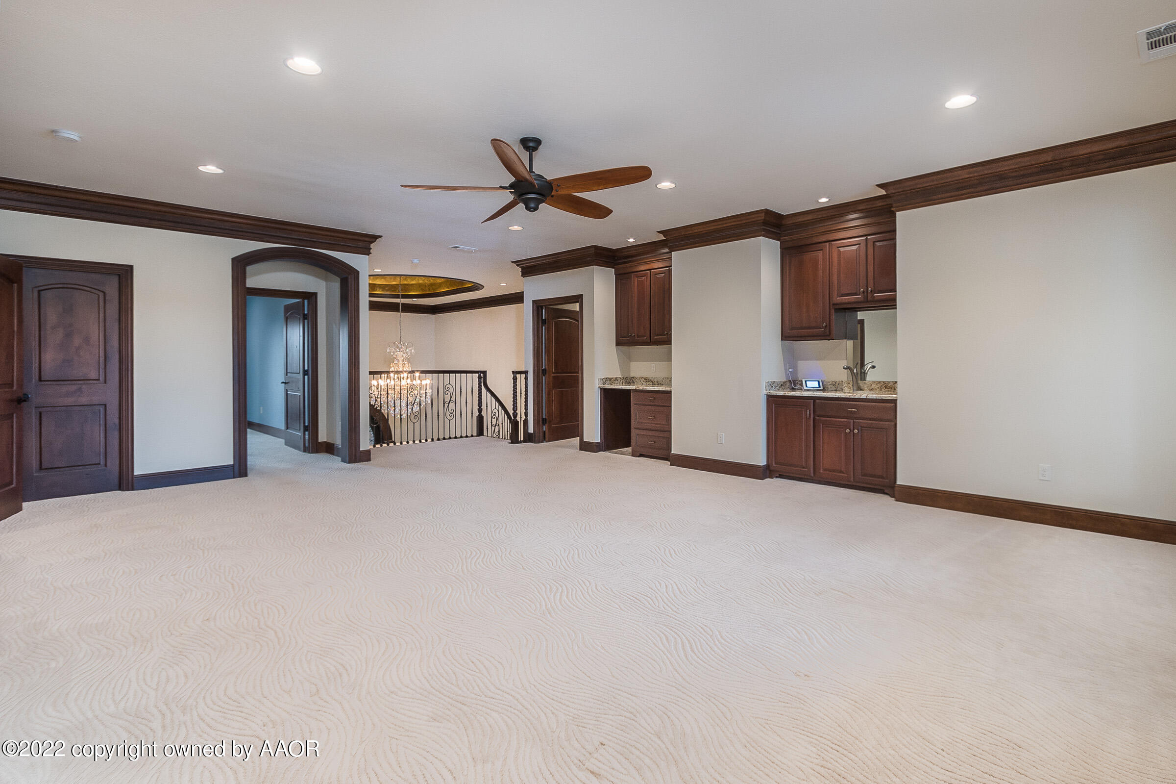 16 Merion Place Amarillo, TX 79124 - Photo 54 of 71 a view of empty room with ceiling fan