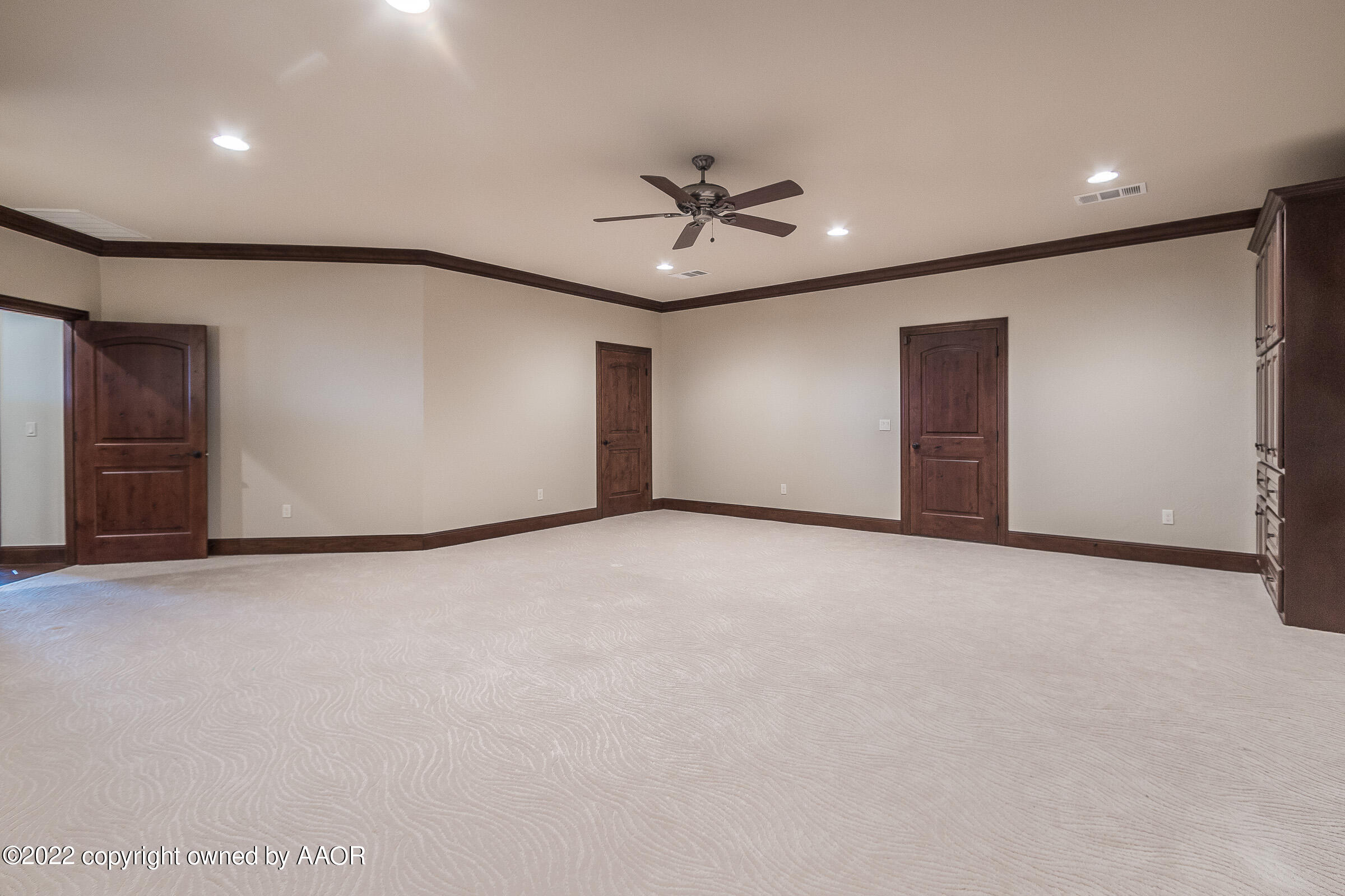 16 Merion Place Amarillo, TX 79124 - Photo 55 of 71 a view of an empty room with a ceiling fan