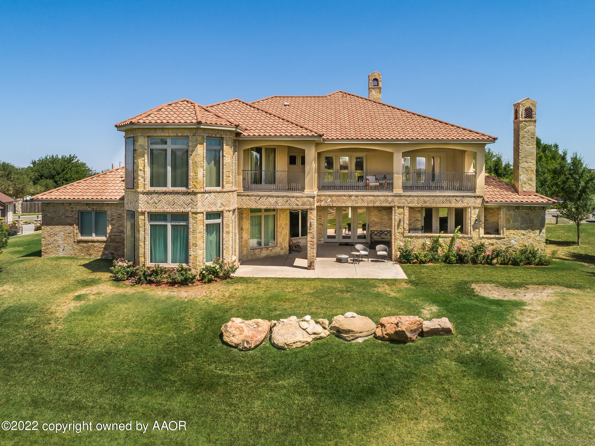 16 Merion Place Amarillo, TX 79124 - Photo 61 of 71 a front view of a house with garden