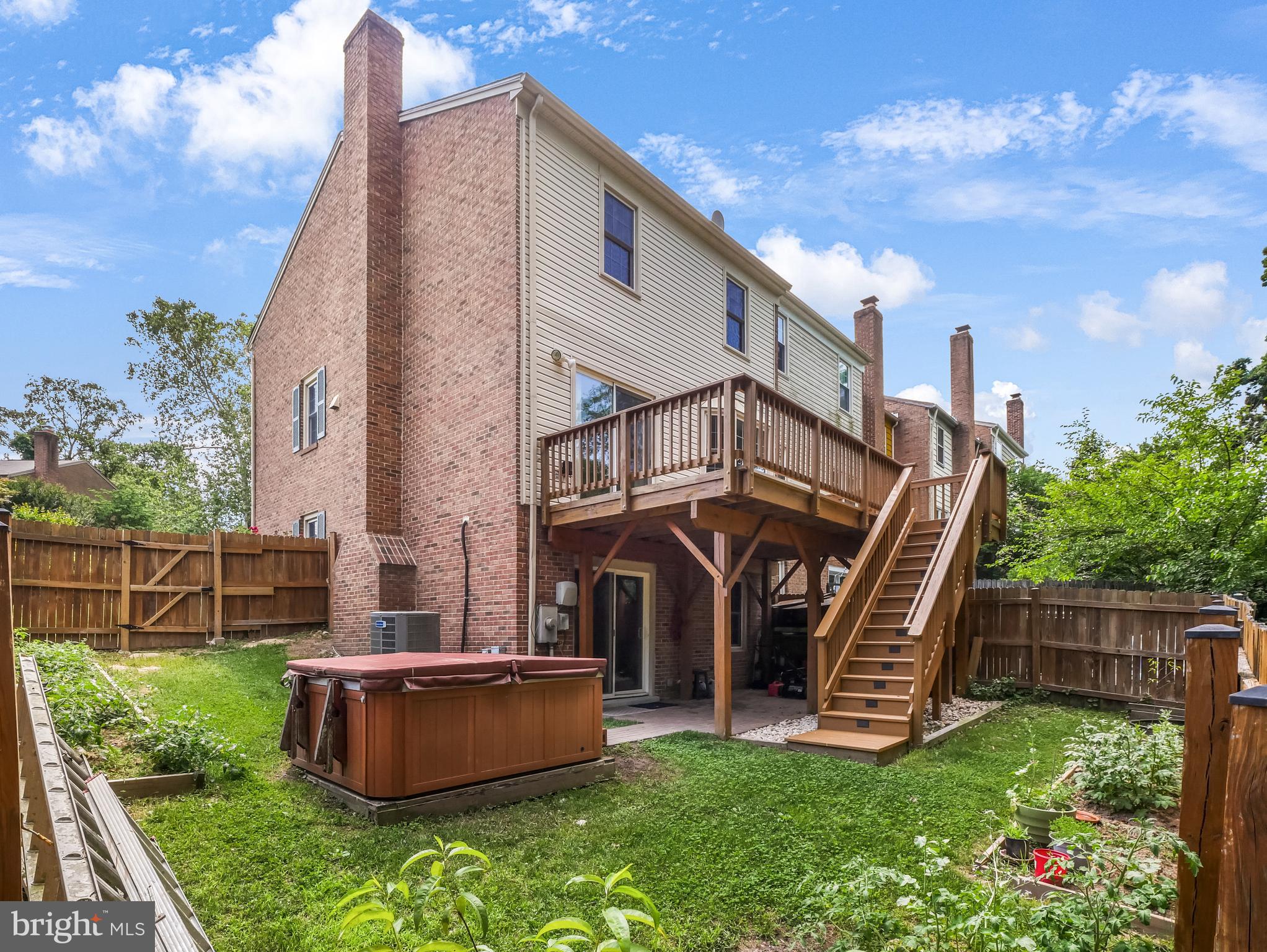 2857 Seminole Road Woodbridge, VA 22192 - Photo 2 of 43 Fenced in back yard with room to garden; Hot tub