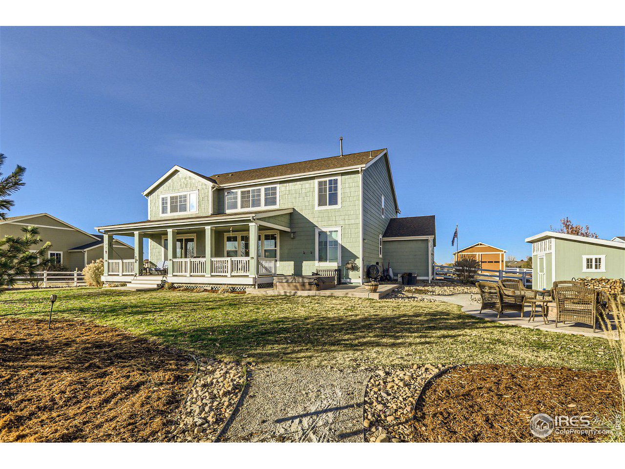 3381 Birch Road Longmont, CO 80504 - Photo 30 of 33 View Back Towards House - Hot tub included to the right of deck