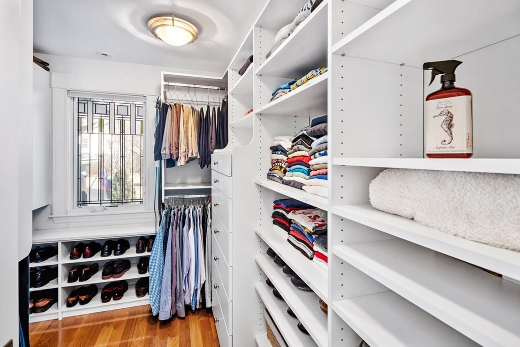 13 Beacon Road Hull, MA 02045 - Photo 17 of 41 a view of walk in closet with clothes and shoes