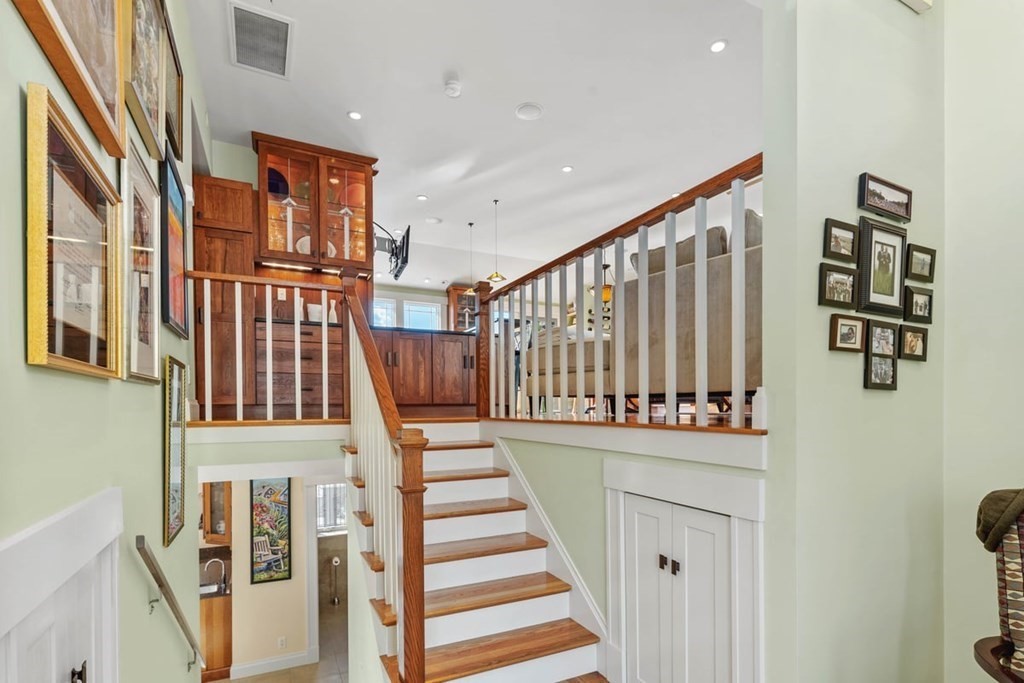 13 Beacon Road Hull, MA 02045 - Photo 23 of 41 a view of stairs and with wooden floor