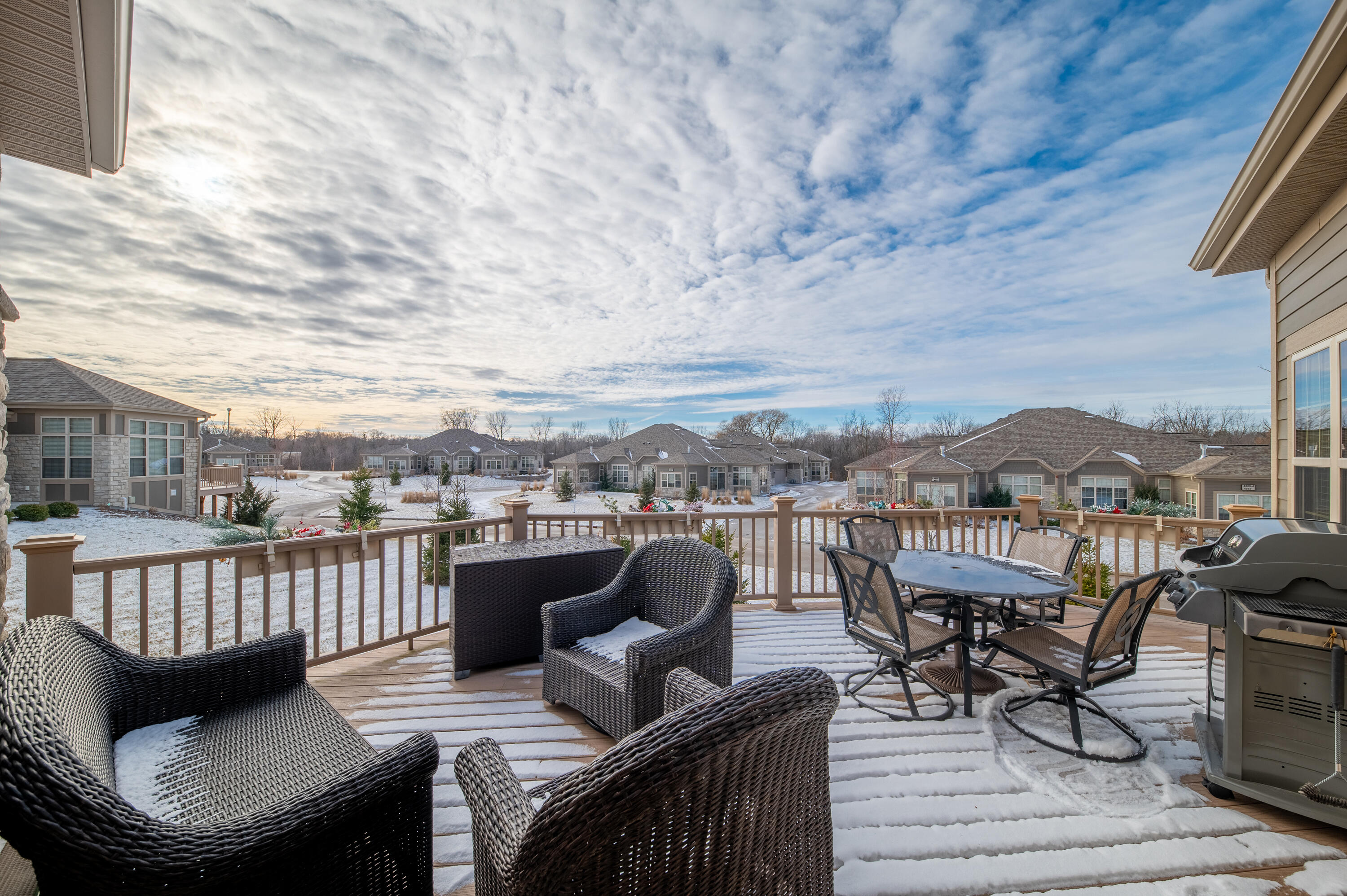 4355 Nighthawk Trail Brookfield, WI 53005 - Photo 6 of 37 Large Deck w/View