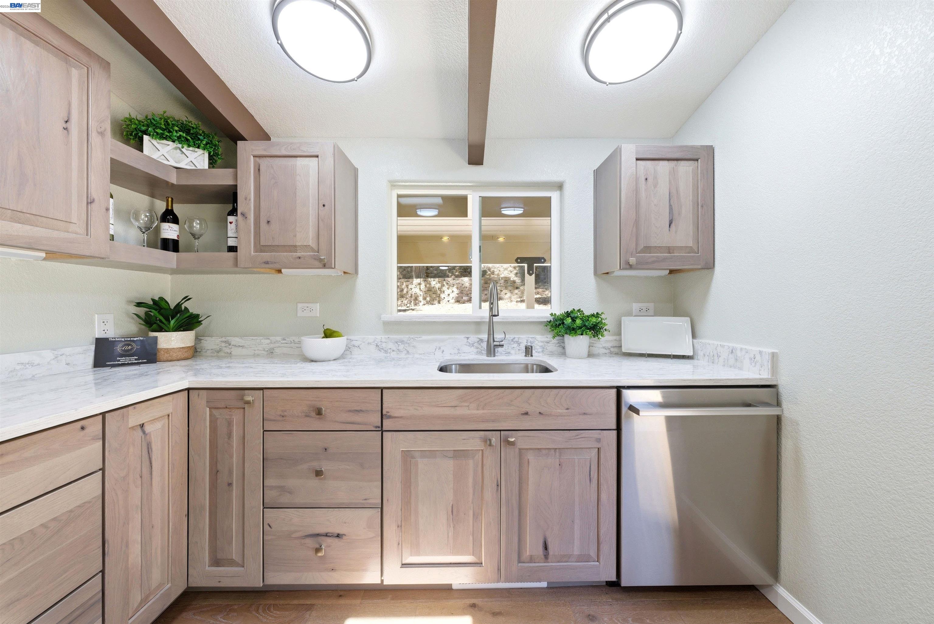 1929 Kilkare Road Sunol, CA 94586 - Photo 13 of 24 a kitchen with cabinets and window