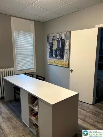 a room with storage and utility