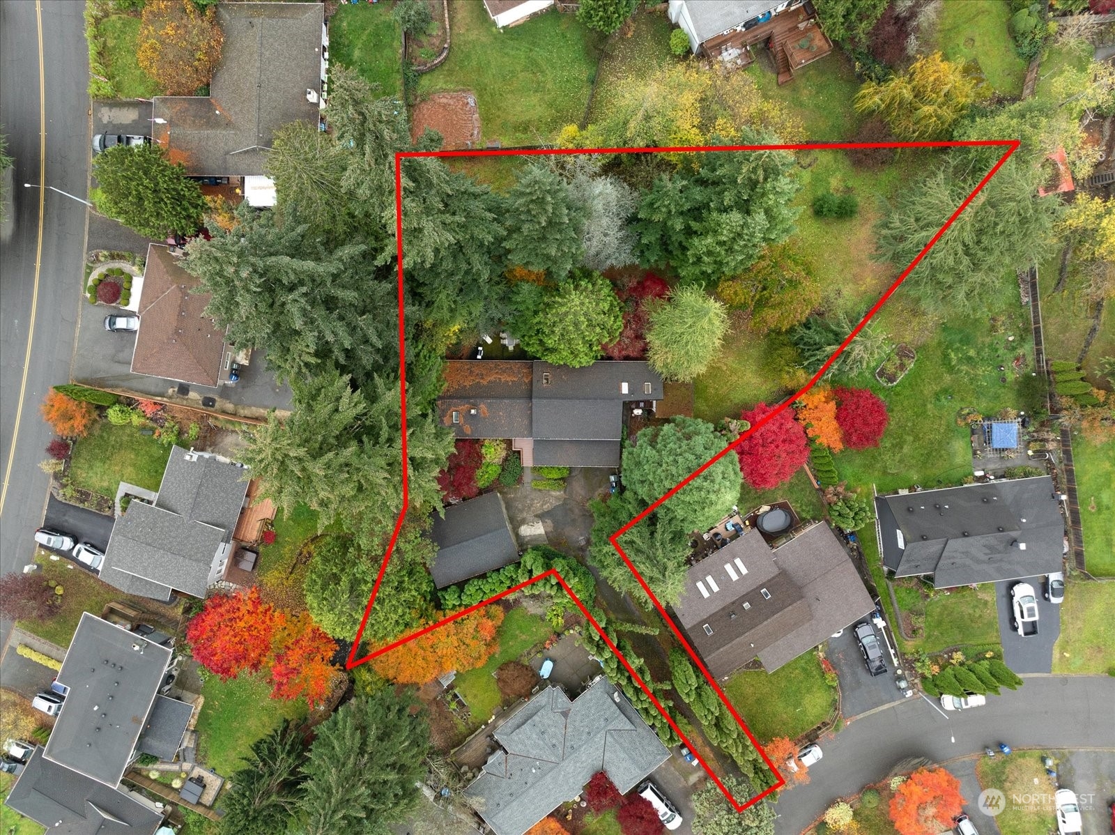 107 219th Place Southeast Bothell, WA 98021 - Photo 3 of 40 an aerial view of residential houses with outdoor space