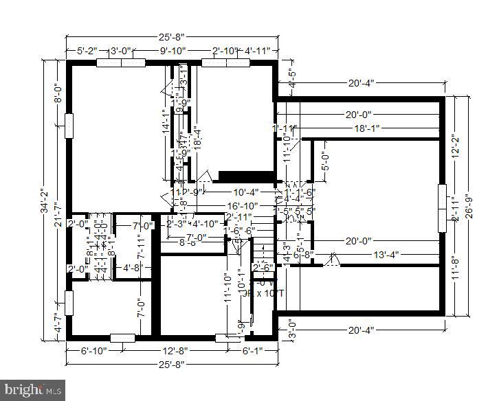 630 Aster Boulevard Rockville, MD 20850 - Photo 54 of 68 Floor Dimensions (Second Level)