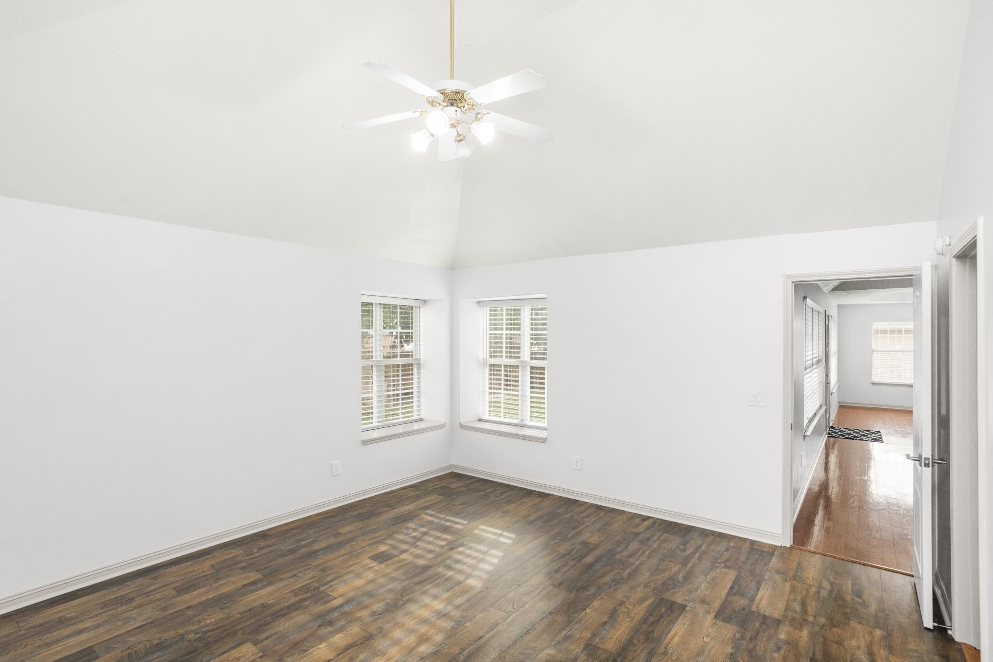 607 Mable Drive La Vergne, TN 37086 - Photo 35 of 46 wooden floor in an empty room with a window