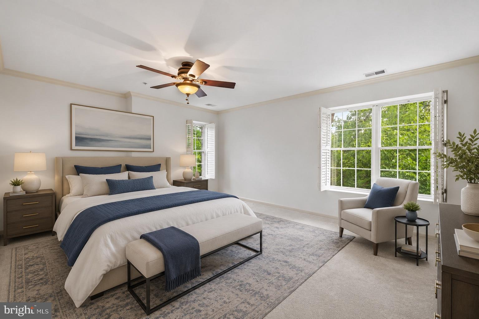 12021 Tralee Road, Unit 402 Lutherville-Timonium, MD 21093 - Photo 28 of 36 VIRTUALLY STAGED - Primary Bedroom