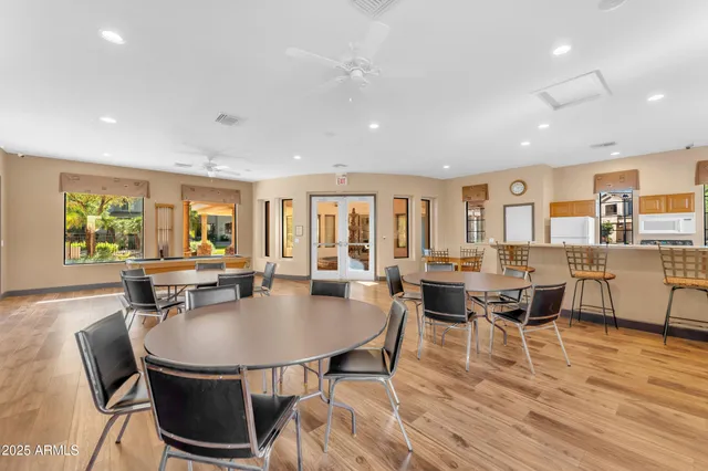 a view of a city with a lake