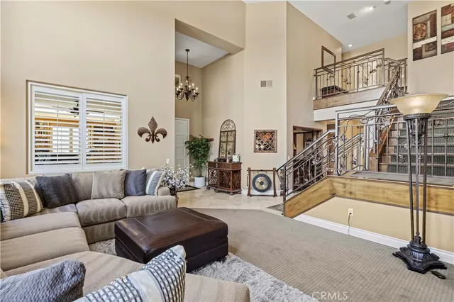 a view of a livingroom with furniture and a couch