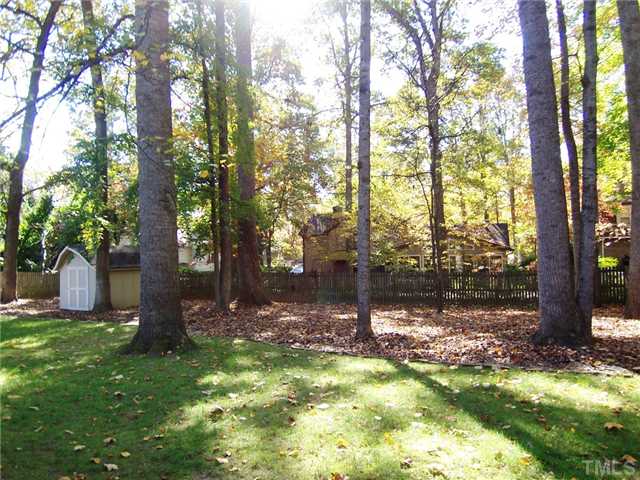 908 Hemingway Drive Raleigh, NC 27609 - Photo 24 of 25 View of the spacious, fenced backyard.