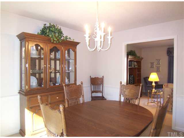 908 Hemingway Drive Raleigh, NC 27609 - Photo 5 of 25 The Dining Rm opens to the Living Rm for great flow.